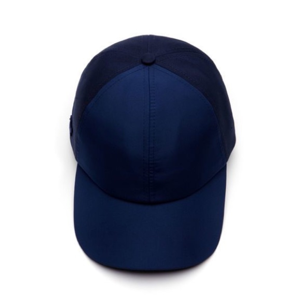 LACOSTE Women’s Mixed Nylon and Cotton Cap